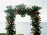 Sub-Tropical Wedding Flower Décor: Pemutih Villa