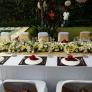 long bridal table for 10 person 