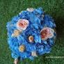 Blue hydrangea bouquet 