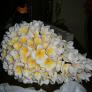 cascade frangipani bouquet 