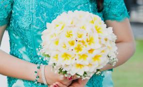 Round Bouquet frangipani