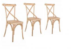 cross back chairs natural 